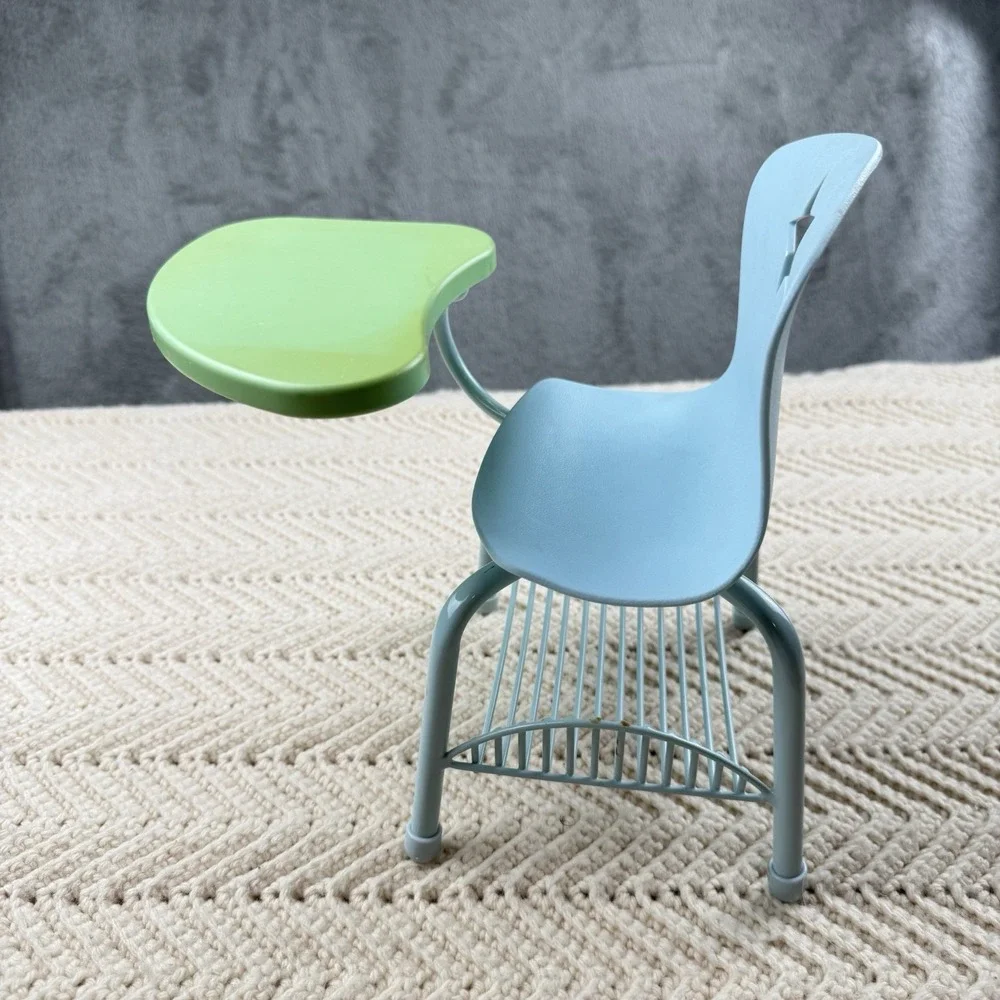 American Girl Doll School Desk Blue and Green 18‎ Inch Doll School Play